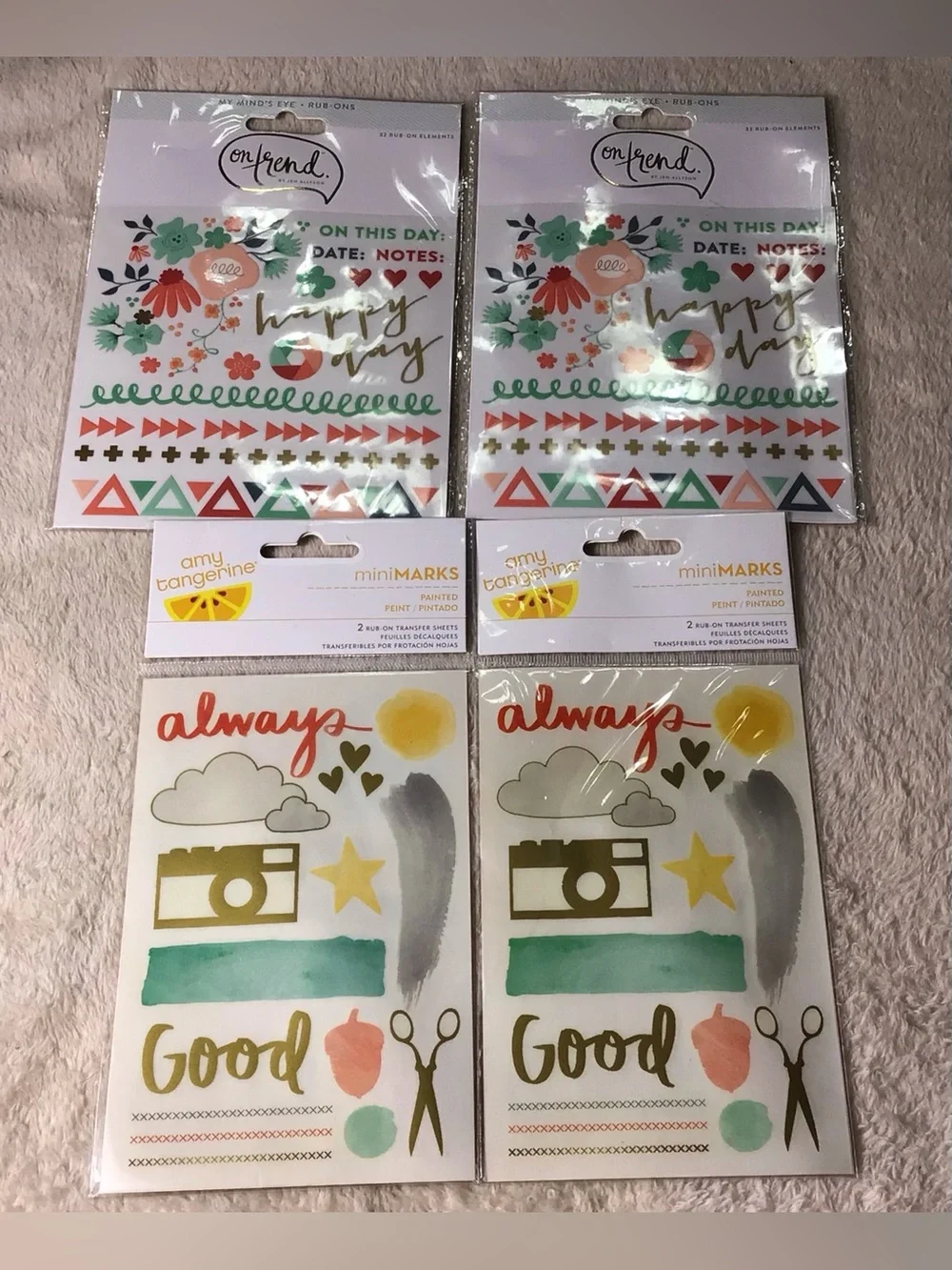 Rub-on transfers